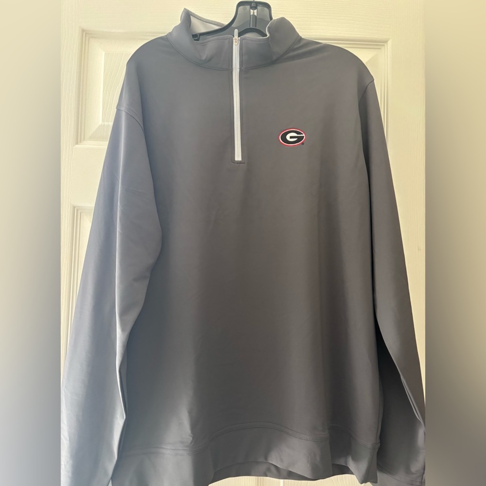 Peter Millar Georgia  Iron Gray Zip-Up Jacket